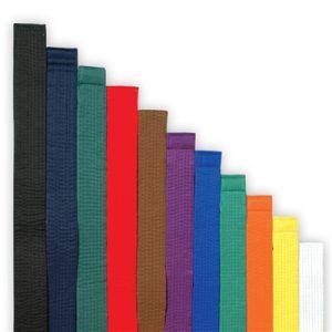 centuri colorate echipament arte martiale aikido